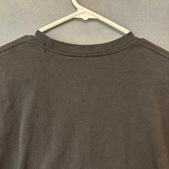 Patagonia Responsibili-Tee Long Sleeve Shirt Black Logo Graphic Outdoor Casual - Picture 8 of 9